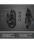 Gaming miš Logitech - G502 Hero, crni - 8t