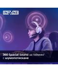 Gaming slušalice Sony - INZONE H5, bežične, bijele - 4t