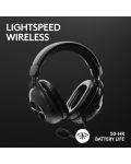 Gaming slušalice Logitech - Pro X 2 Lightspeed, bežične, crne - 5t