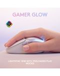Gaming miš Logitech - G705 EER2, optički, bežični, Off White - 5t
