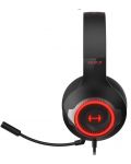 Gaming slušalice Edifier - Hecate G33, crno/crvene - 2t