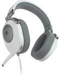 Gaming slušalice Corsair - HS65 Surround, bijele - 3t