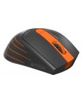 Gaming miš A4tech - Fstyler FG30S, optički, bežični, narančasti - 5t