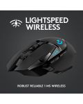 Gaming miš Logitech - G502 LightSpeed, bežični, crni - 3t