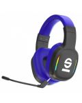 Gaming slušalice Sparco - RACE, bežične, plave - 1t