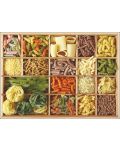 Puzzle Gold Puzzle od 1000 dijelova - Kolekcija tjestenine u drvenoj kutiji - 2t