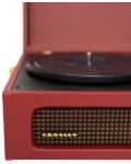 Gramofon Crosley - Voyager, poluautomatski, crveni - 2t
