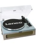 Gramofon Lenco - LS-440, automatski, Blue-Taupe - 2t