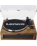 Gramofon Lenco - LS-410WA, poluautomatski, smeđi/crni - 1t