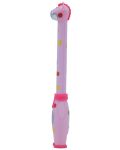 Kemijska olovka s igračkom - Ružičasta žirafa - 2t