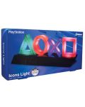 Svjetiljka Paladone Games: PlayStation - Icons - 3t