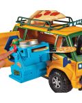 Set za igru TMNT Mutant Mayhem - Kombi za lansiranje pizze - 4t