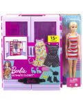 Set za igru Barbie - Ormar s lutkom - 1t