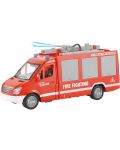 Dječja igračka Raya Toys - Vatrogasni kamion City Rescue sa ljestvama, glazbom i svjetlima - 1t
