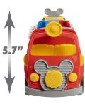 Set za igru Just Play Disney Junior - Vatrogasno vozilo Mickey Mouse, s figurama - 5t