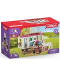 Set za igru Schleich Horse Club - Karavan s konjima i priborom, 95 dijelova - 2t