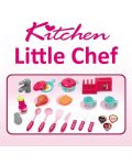 Igralni set Buba Kitchen Cook – Dječja kuhinja, ružičasta - 3t