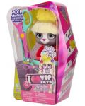 Set za igru IMC Toys Vip Pets - Modni psić s dugom kosom za frizure s dodacima, Lady Gigi - 2t