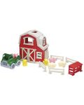 Igralni set Green Toys – Farma-kućica, 12 dijelova - 1t