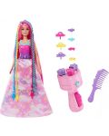 Set za igru Barbie Dreamtopia - Lutka za frizure s dodacima - 2t
