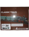 Set za igru Classic Train - Parna lokomotiva s tračnicama, 13 dijelova - 4t