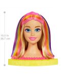 Set za igru Barbie Color Reveal - Maneken za frizure, s dodacima - 4t