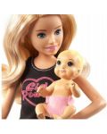 Set za igru Barbie Skipper - Babysitter Barbie s plavom kosom - 3t