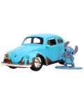 Set za igru Jada Toys Disney - Lilo and Stitch, Auto 1959 VW Beetle, 1:32 - 1t