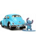 Set za igru Jada Toys Disney - Lilo and Stitch, Auto 1959 VW Beetle, 1:32 - 3t