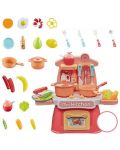Set za igru Raya Toys - Mini kuhinja, koralj - 3t