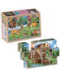 Igra s kockama – Šumske životinje, 12 komada - 1t