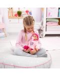 Interaktivna lutka Bayer First Words Baby - Ružičasta haljina s mišem, 38 cm - 4t