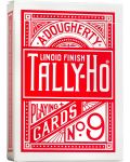 Igraće karte Bicycle - Tally Ho Circle Back poker plava/crvena poleđina - 2t
