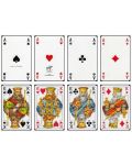 Karte za igranje Piatnik - model Bridge-Poker-Whist, smeđa boja - 3t