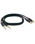 Kabel Master Audio - RCA630/1, 2x RCA/2х 6.3mm, 1m, crni - 1t