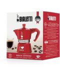 Kuhalo za kavu Bialetti - Moka Lovers, za 3 šalice, asortiman - 4t