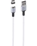 Kabel Konix - Mythics Premium Magnetic Cable 3 m, bijeli (PS5) - 4t