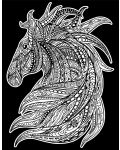 Slika za bojanje ColorVelvet - Divlji konj, 47 х 35 cm - 2t