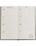Kalendar-bilježnica Paperblanks Granada Turquoise - Ultra Horizontal, 18 x 23 cm, 80 listova, 2024 - 4t