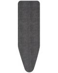 Navlaka za dasku za glačanje Brabantia - Denim Black, B 124 x 38 х 0.2 cm - 1t