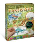 Slike za bojanje  DinosArt  - Dinosauri, s vodenim bojama - 1t