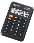 Kalkulator Eleven - LC-210NR, džepni, 8 znamenki, crni - 1t