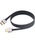 Kabel Real Cable - HD-ULTRA HDMI 2.0 4K, 2m, crno/srebrni - 1t