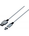 Kabel Konix - Mythics Premium Magnetic Cable 3 m, bijeli (PS5) - 2t