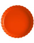 Keramički kalup za tart Emile Henry - 2.8 L, 32 cm, narančasti - 2t