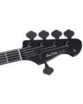 Gitara Harley Benton - PJ-5 SBK Deluxe Series, bas, crna - 4t
