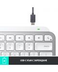 Tipkovnica Logitech - MX Keys Mini for Mac, bežična, siva - 8t