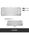 Tipkovnica Logitech - MX Keys Mini for Mac, bežična, siva - 10t