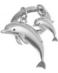 Privjesak za ključeve Metalmorphose - Dolphin Family - 2t