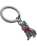 Privjesak za ključeve Metalmorphose - Bull Dog with Red Bow tie - 2t